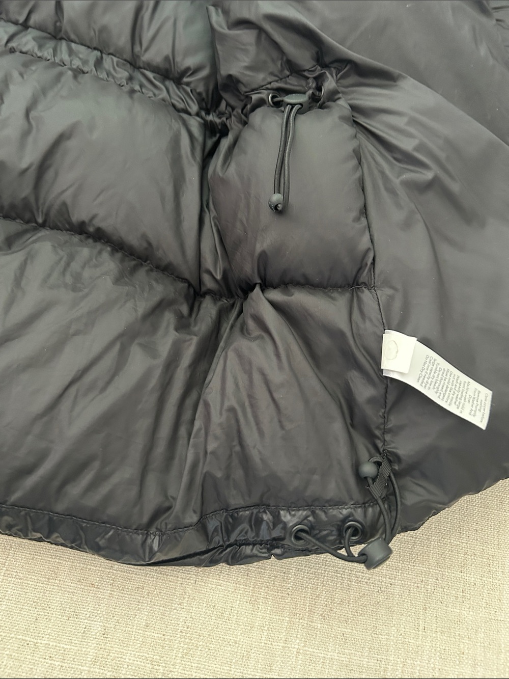 Athleta Lofty Down Puffer Jacket Women's Small Black Lightweight Outdoor Coat - Picture 12 of 16